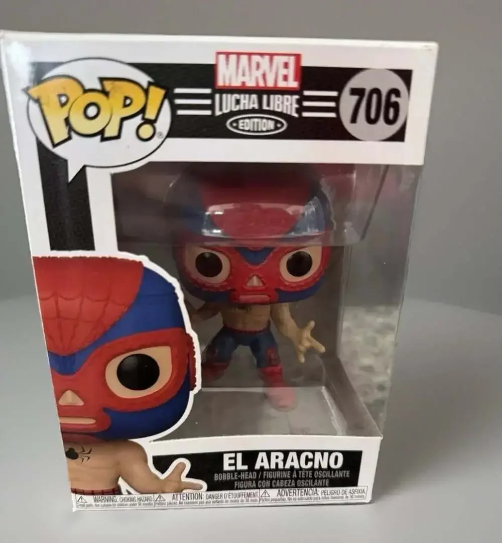 Funko Pop! Vinyl: Marvel - El Aracno #706 Spiderman Lucha Libre Edition